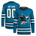 Custom Teal SJS Hockey Shirt Top