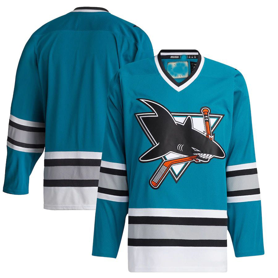 Custom Teal SJS Hockey Shirt Top