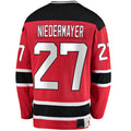 Custom #27 Red NJD Hockey Shirt Top