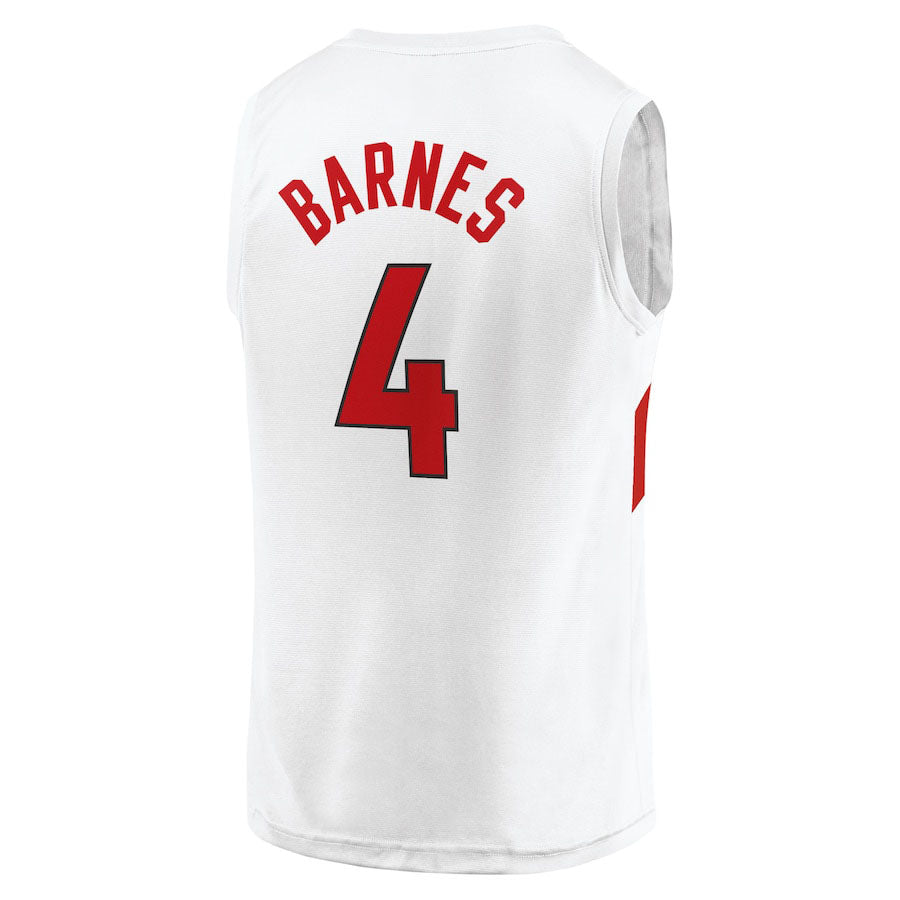 Custom #4 White 2022 TOR Basketball Shirt Top