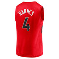 Custom #4 Red TOR Basketball Shirt Top