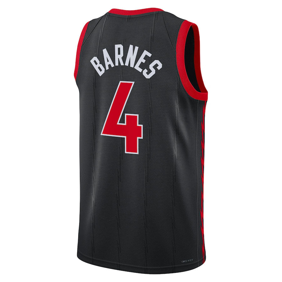 Custom #4 Black 2022 TOR Basketball Shirt Top