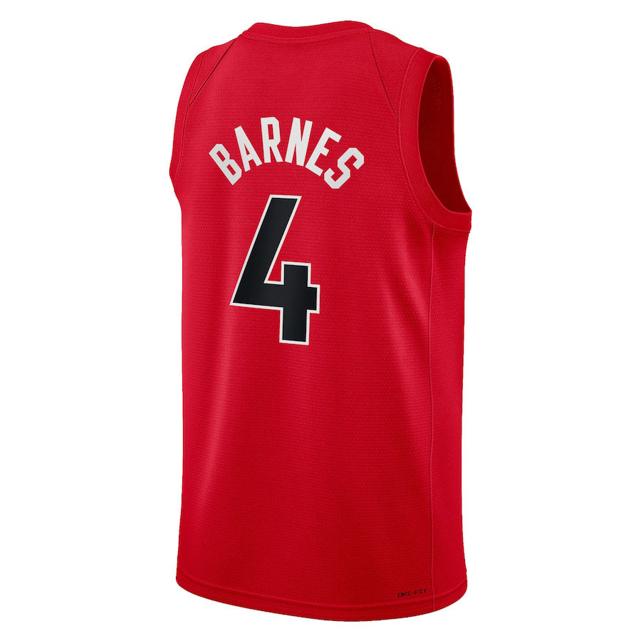 Custom #4 Red TOR Basketball Shirt Top