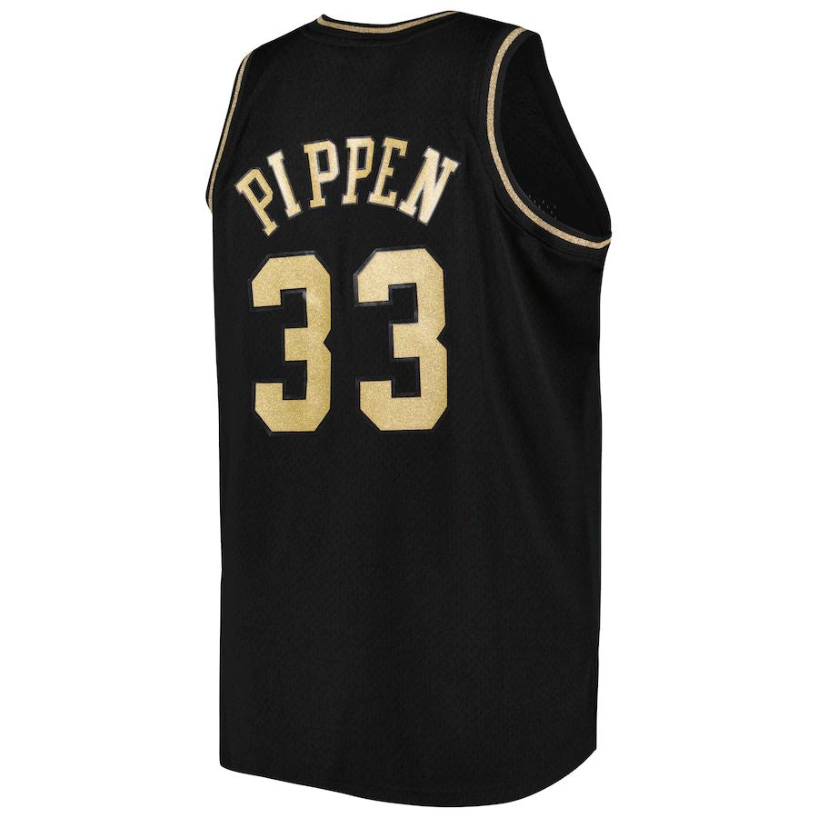 Custom #33 Black 1997 CHI Basketball Shirt Top