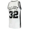 Custom #32 White 1998 SAS Basketball Shirt Top