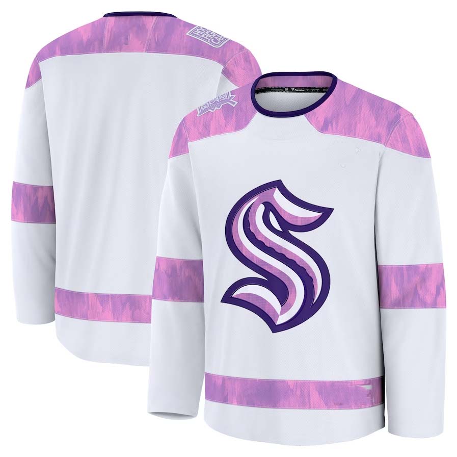 Custom White 2024 SEA Hockey Shirt Top