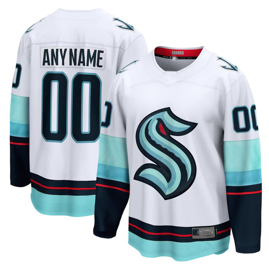 Custom White SEA Hockey Shirt Top