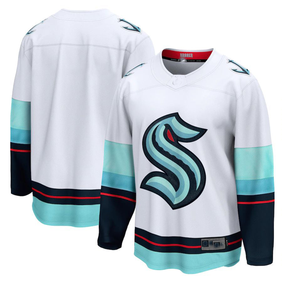 Custom White SEA Hockey Shirt Top