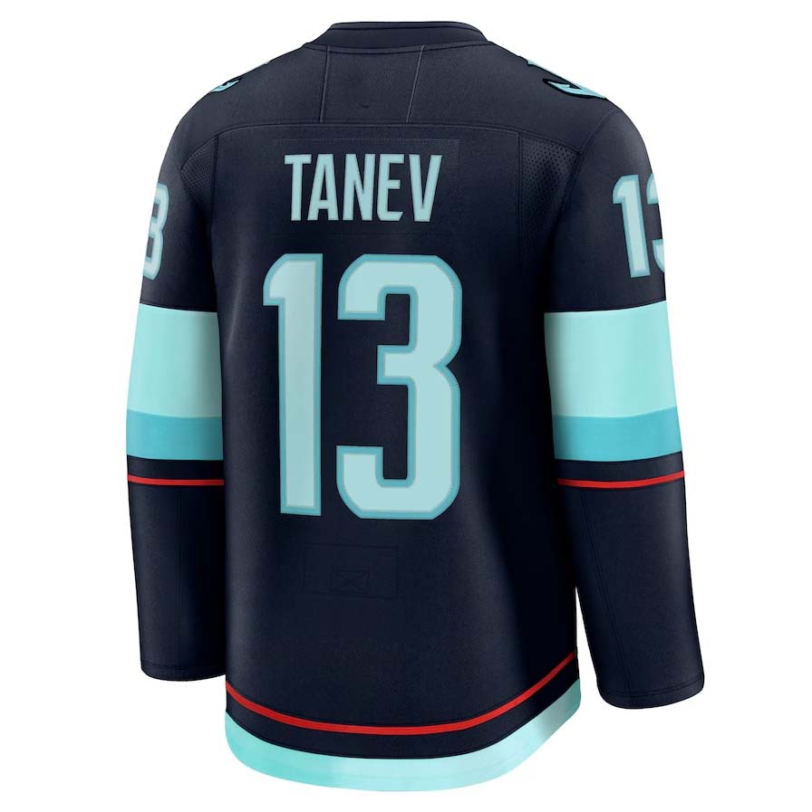 Custom #13 Blue SEA Hockey Shirt Top