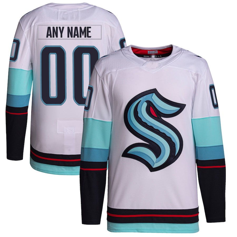 Custom White SEA Hockey Shirt Top