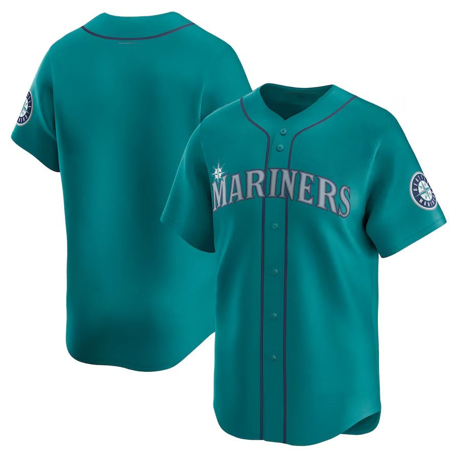Custom Aqua SEA Baseball Shirt Top