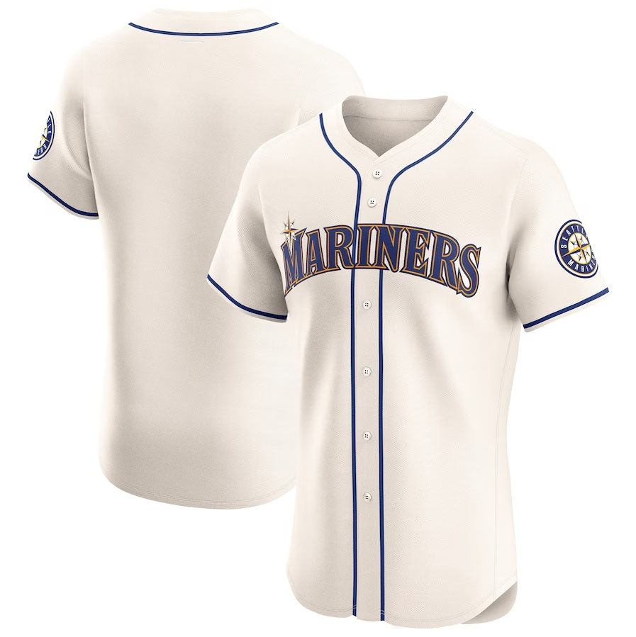 Custom Cream SEA Baseball Shirt Top
