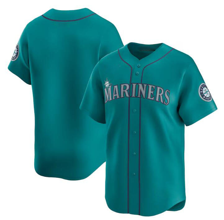 Custom Aqua SEA Baseball Shirt Top