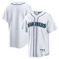 Custom White SEA Baseball Shirt Top