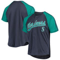 Custom Navy SEA Baseball Shirt Top