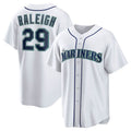 Custom #29 White SEA Baseball Shirt Top