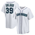 Custom #39 White SEA Baseball Shirt Top