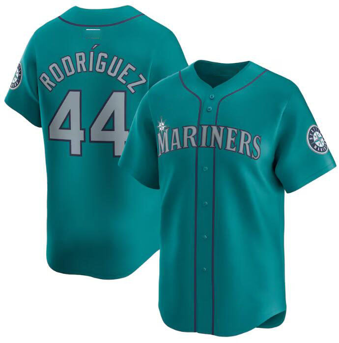 Custom #44 Aqua SEA Baseball Shirt Top