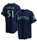 Custom #51 Navy SEA Baseball Shirt Top