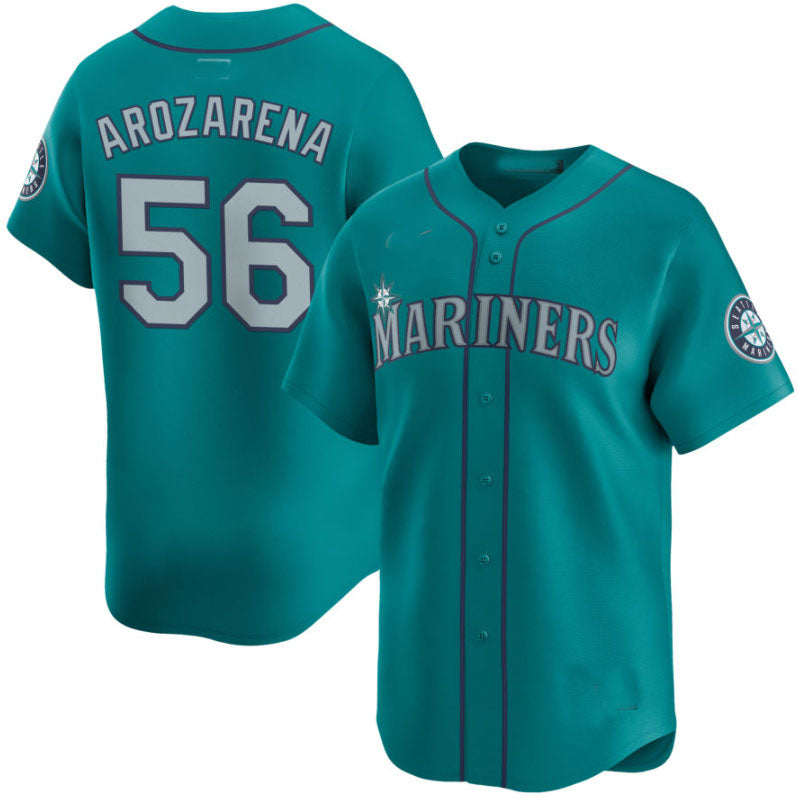 Custom #56 Aqua SEA Baseball Shirt Top