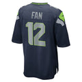 Custom #12 Navy SEA Football Shirt Top