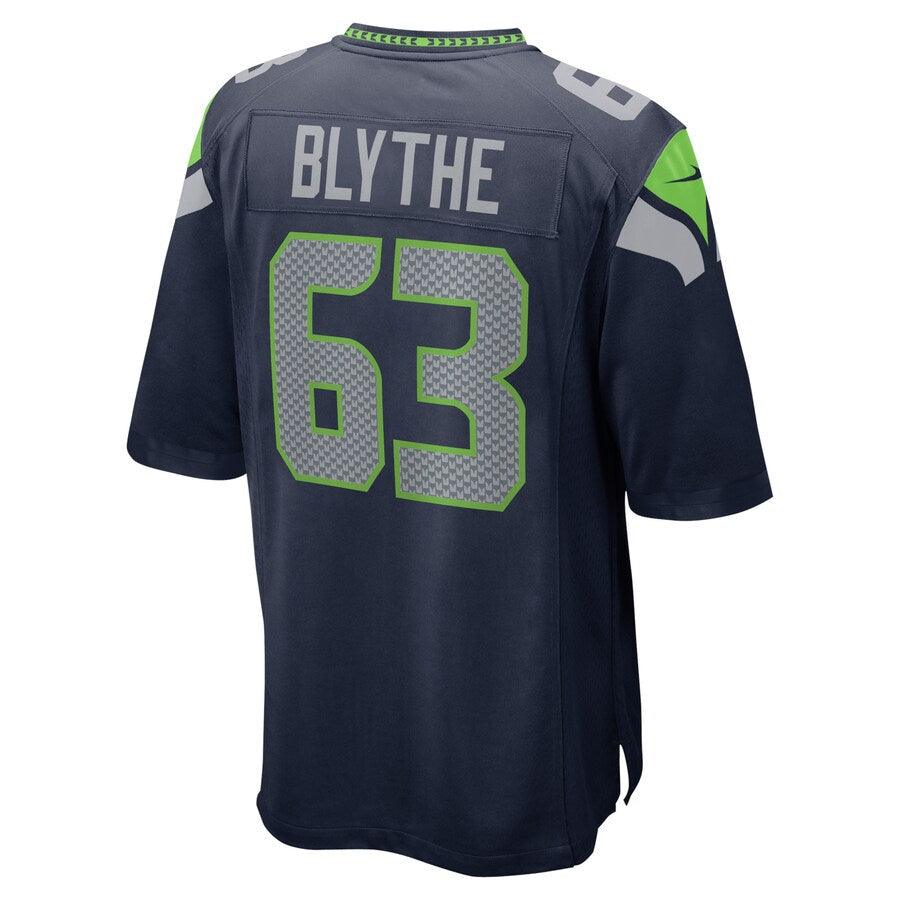 Custom #63 Navy SEA Football Shirt Top