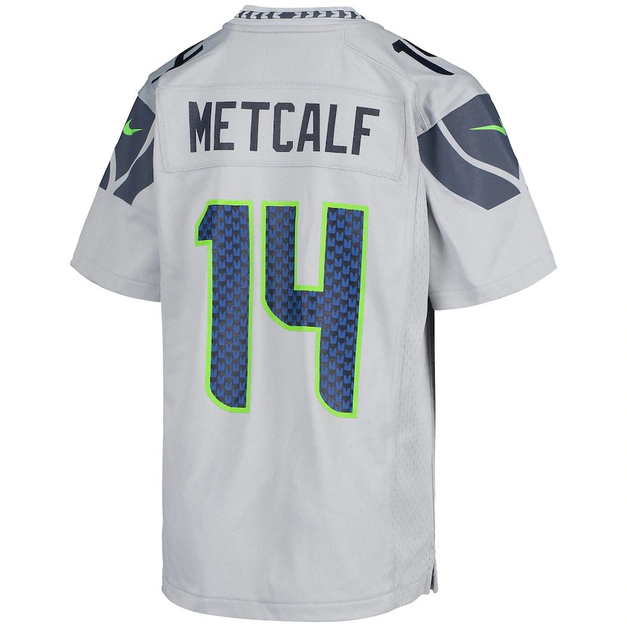 Custom #14 Gray SEA Football Shirt Top