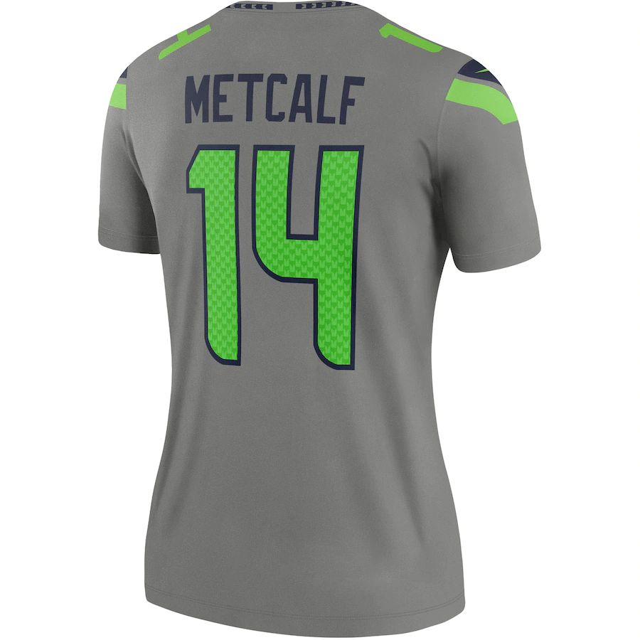 Custom #14 Gray SEA Football Shirt Top