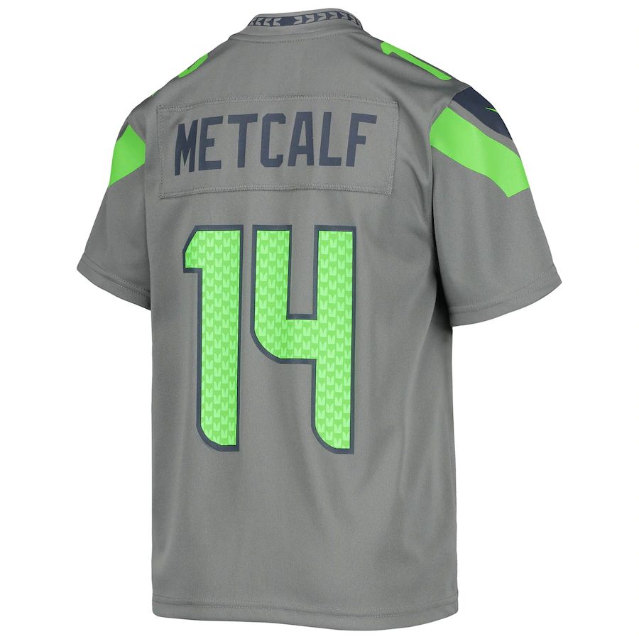 Custom #14 Gray SEA Football Shirt Top
