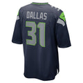Custom #31 Navy SEA Football Shirt Top