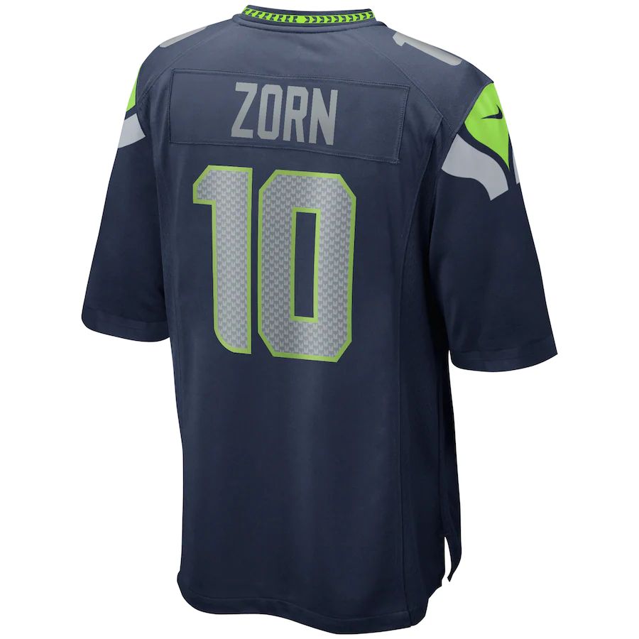 Custom #10 Navy SEA Football Shirt Top