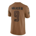 Custom #9 Brown 2023 SEA Football Shirt Top