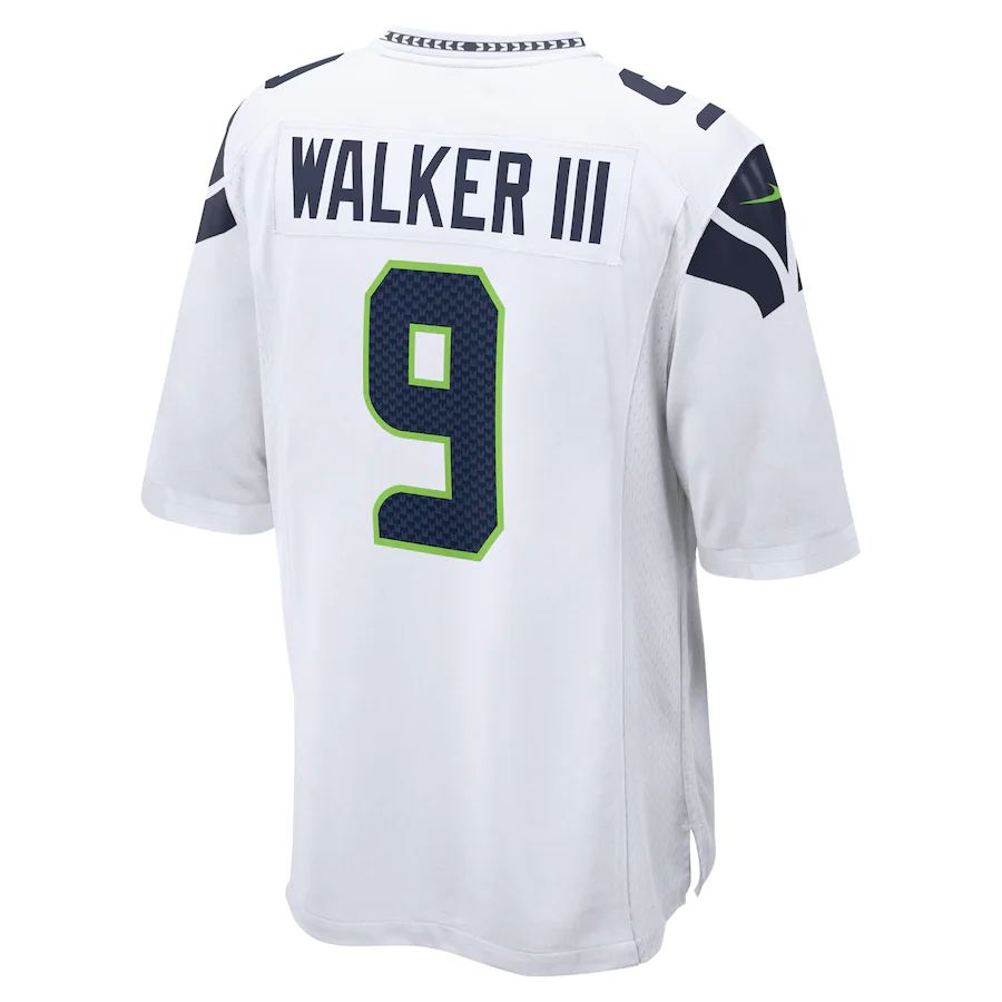Custom #9 White SEA Football Shirt Top