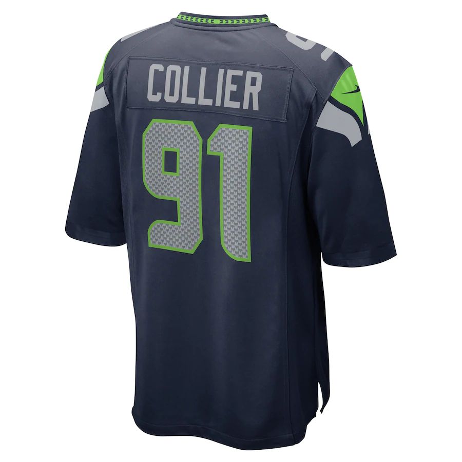 Custom #91 Navy SEA Football Shirt Top
