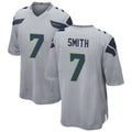 Custom #7 Gray NYJ Football Shirt Top
