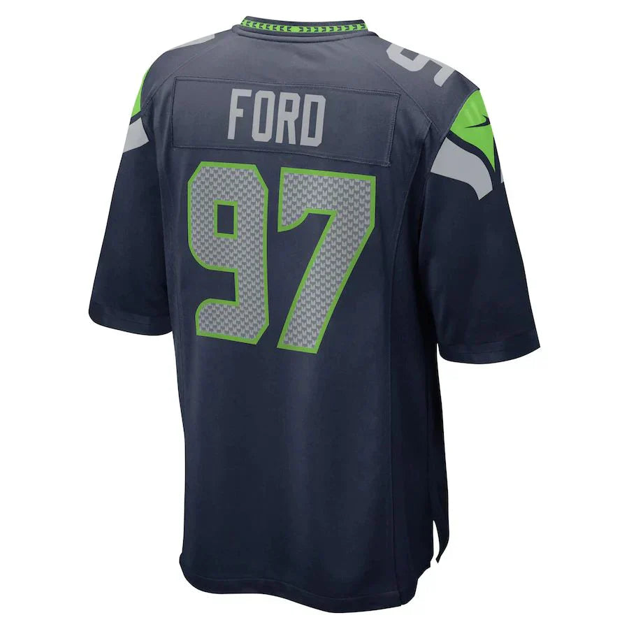 Custom #97 Navy SEA Football Shirt Top