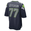Custom #77 Navy SEA Football Shirt Top