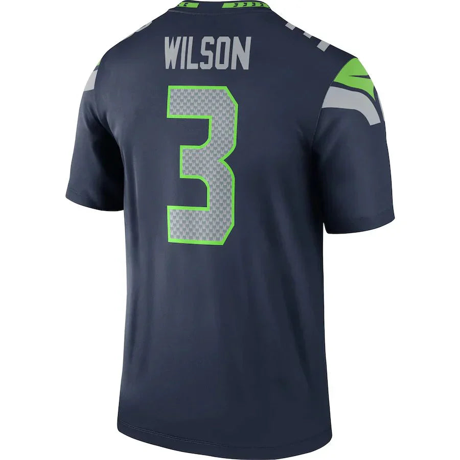 Custom #3 Navy SEA Football Shirt Top