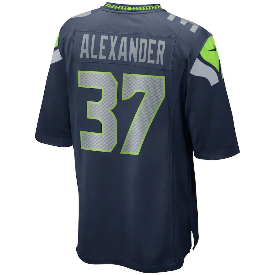 Custom #37 Navy SEA Football Shirt Top