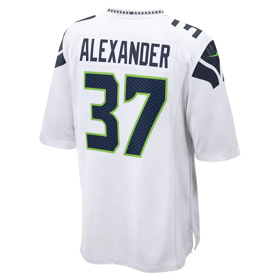Custom #37 White SEA Football Shirt Top