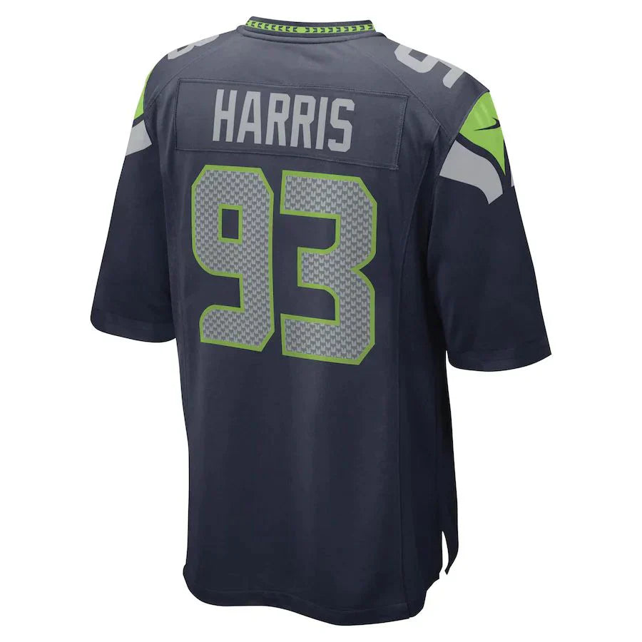 Custom #93 Navy SEA Football Shirt Top