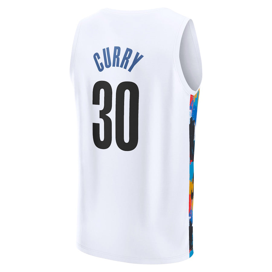 Custom #30 White 2022 BKN Basketball Shirt Top