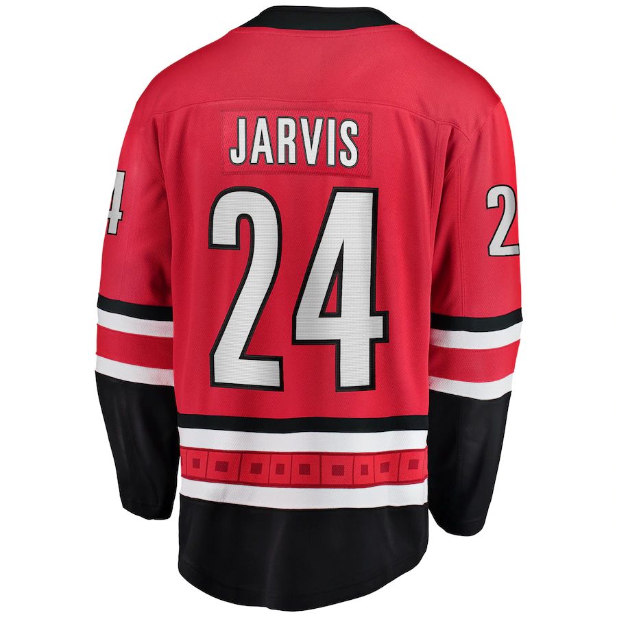 Custom #24 Red CAR Hockey Shirt Top