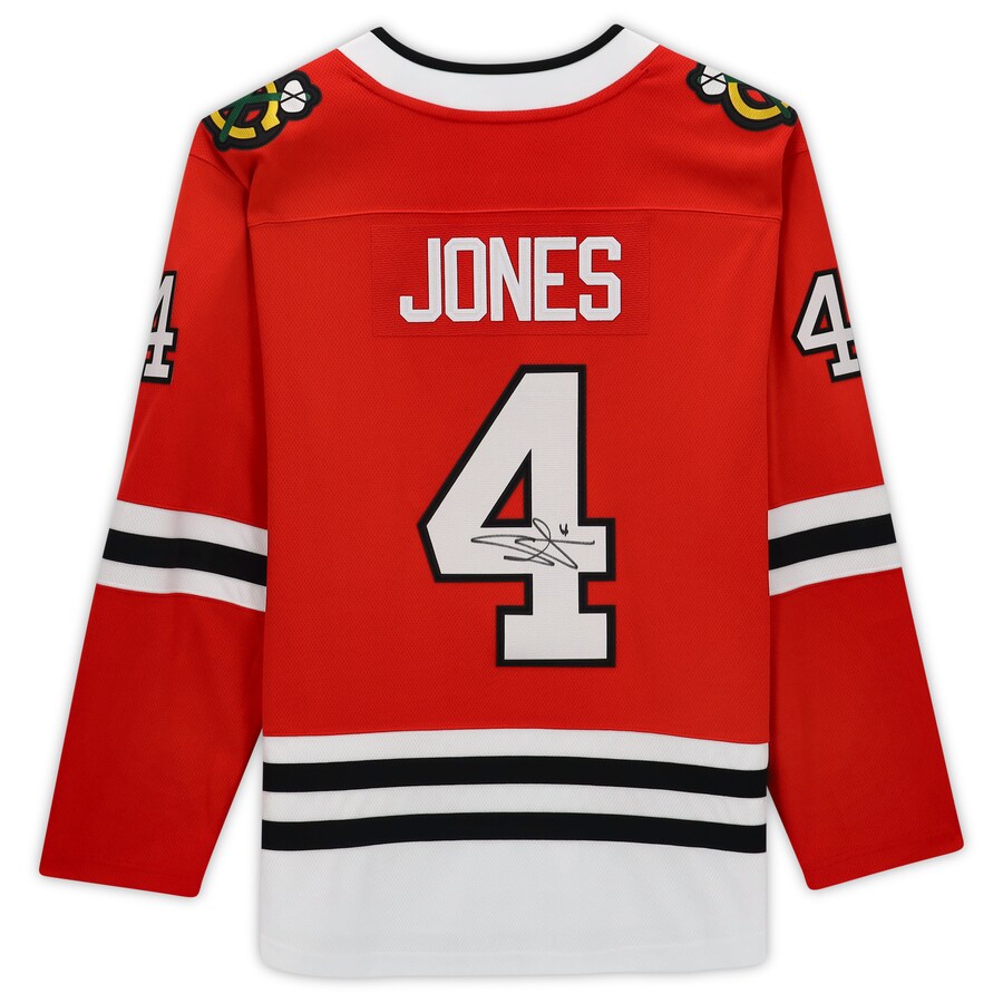 Custom #4 Red CHI Hockey Shirt Top