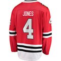 Custom #4 Red CHI Hockey Shirt Top