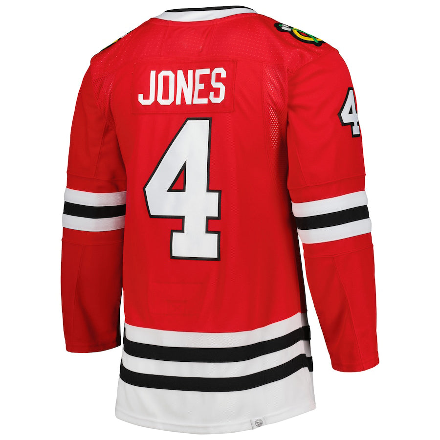 Custom #4 Red CHI Hockey Shirt Top