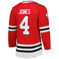 Custom #4 Red CHI Hockey Shirt Top