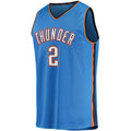 Custom #2 Blue OKC Basketball Shirt Top