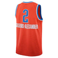 Custom #2 Orange 2022 OKC Basketball Shirt Top