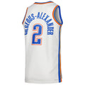 Custom #2 White 2022 OKC Basketball Shirt Top
